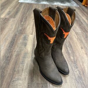 Gameday cowboy boots Texas long horns